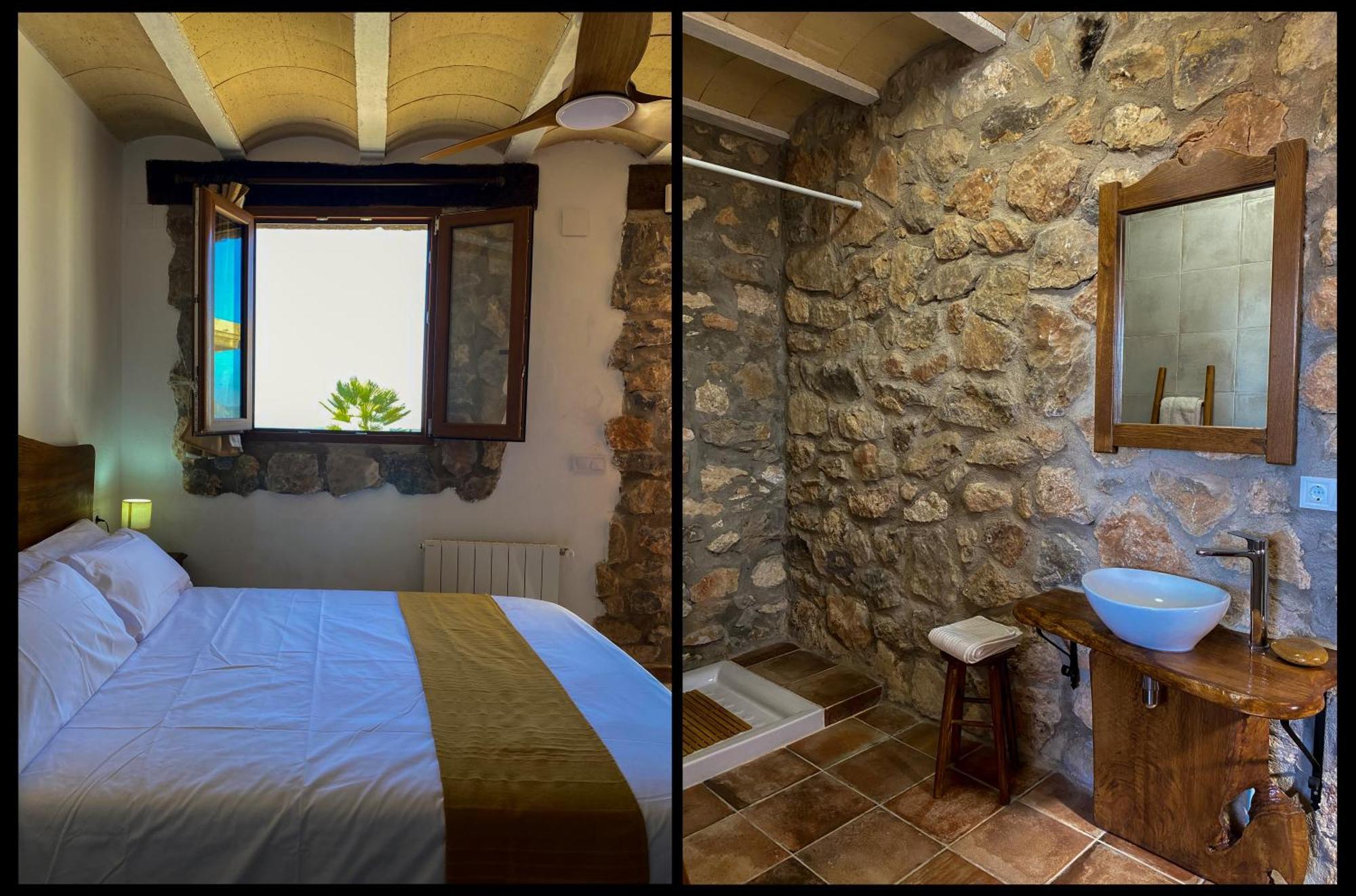 La Cueva De Miravet - Villa De Lujo En La Cima De La Montana Con Vistas Al Mar Кабанес Экстерьер фото